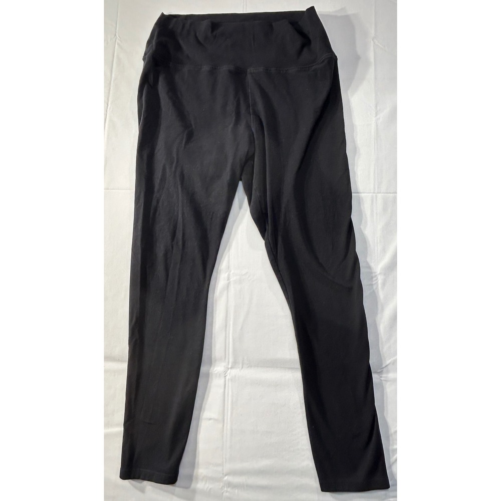Simply Vera Vera Wang Black High Waisted Leggings XL Cotton Blend Stretch